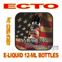 ECTO E-LIQUID 12mL BOTTLE AMERICAN TOBACCO 24mg