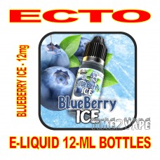 ECTO E-LIQUID 12mL BOTTLE BLUEBERRY ICE 12mg