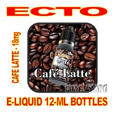 ECTO E-LIQUID 12mL BOTTLE CAFE LATTE 18mg