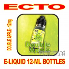 ECTO E-LIQUID 12mL BOTTLE DOUBLE APPLE 12mg