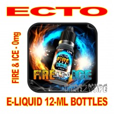 ECTO E-LIQUID 12mL BOTTLE FIRE & ICE 0mg