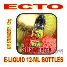 ECTO E-LIQUID 12mL BOTTLE KIWI STRAWBERRY 12mg